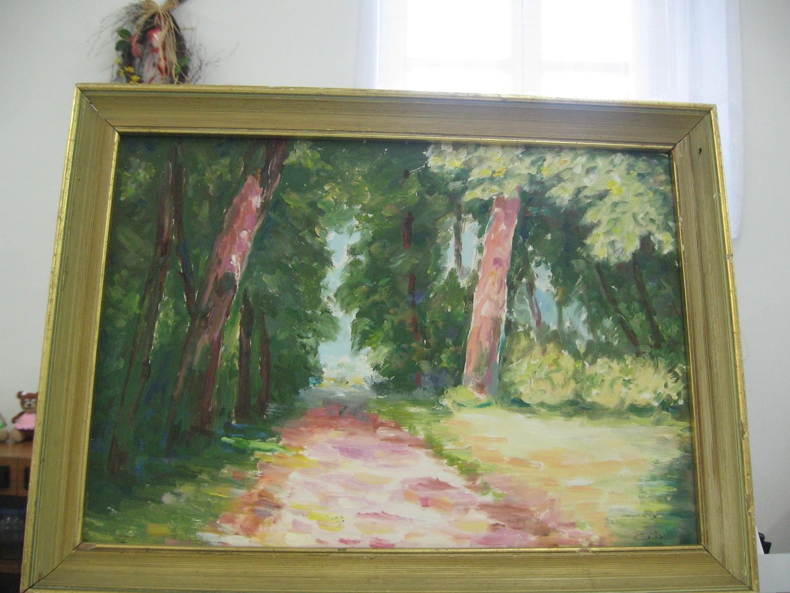 Výstava obrazů našeho uživatele pana Ladislava Cibura v prostorách DD