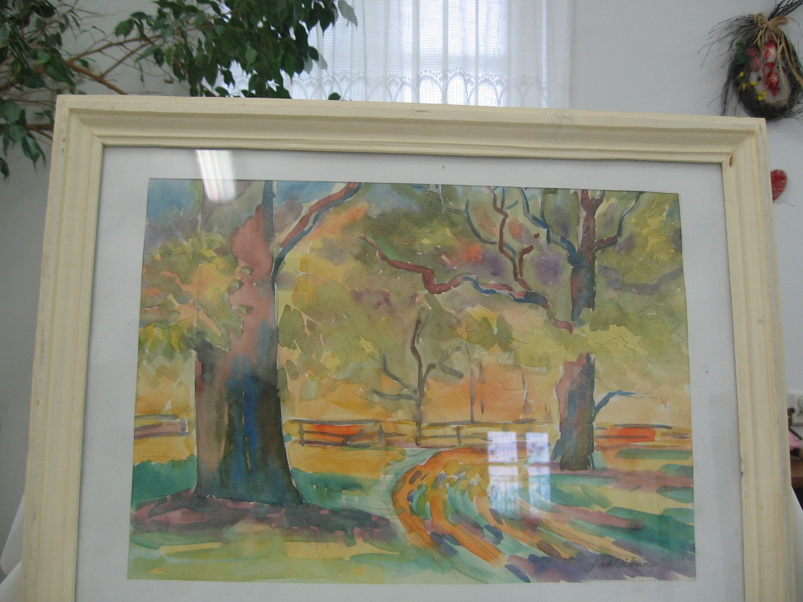 Výstava obrazů našeho uživatele pana Ladislava Cibura v prostorách DD