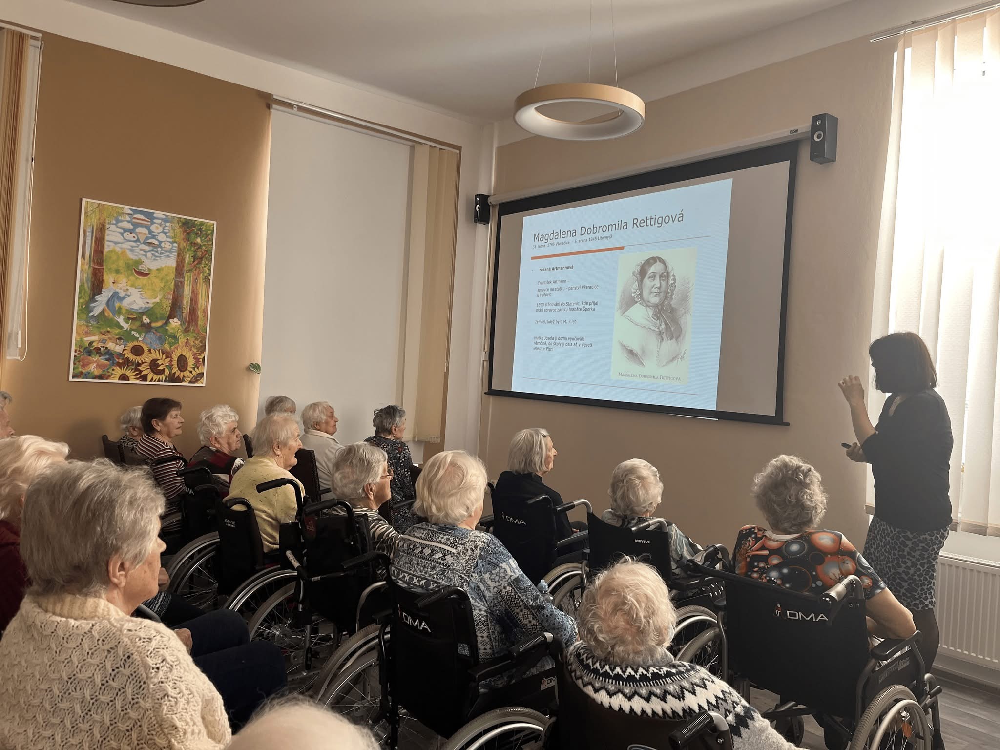Přednáška o Magdaleně Dobromile Rettigové